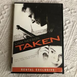 Taken Rental Exclusive Blockbuster Dvd 2008‎ Movie Liam Neeson 20th Century Fox